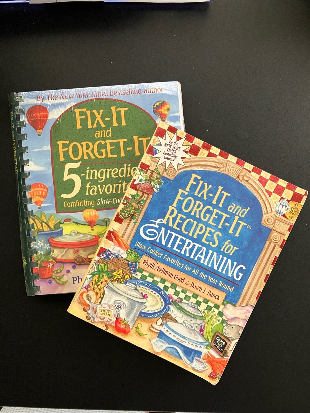 Cookbook Lot Fix‑It and Forget‑It Slow Cooker Entertaining & 5 Ingredients